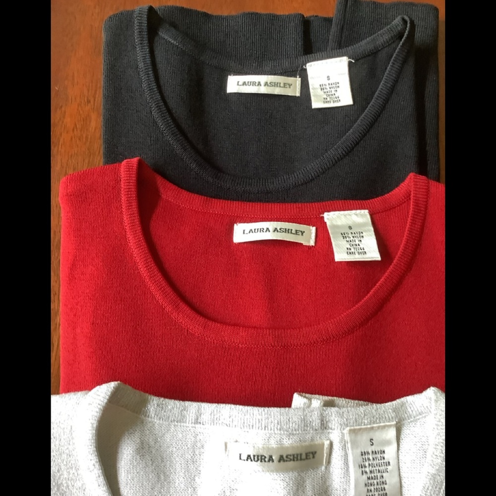Sleeves round neck tops